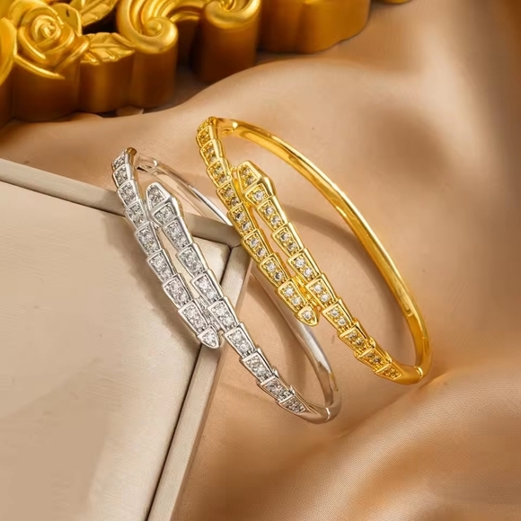 Silver Snake Bracelet - Picture 6 of 6